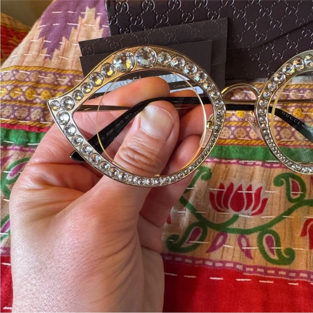 Gucci Lips Crystal Glasses NWT - Picture 6 of 12